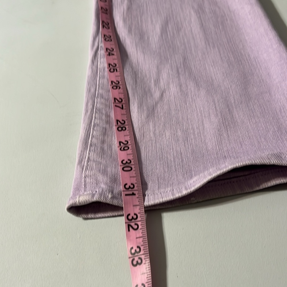 Ag Adriano Goldschmied lavender boot cut size 27 inch waist - Picture 6 of 6